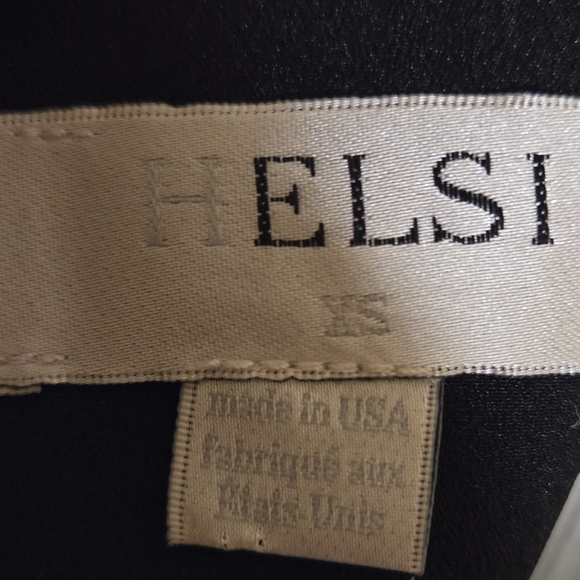 Helsi Hilma Gold Black Mini Cocktail Party Dress Floral Embellished Sequins XS - Picture 7 of 13